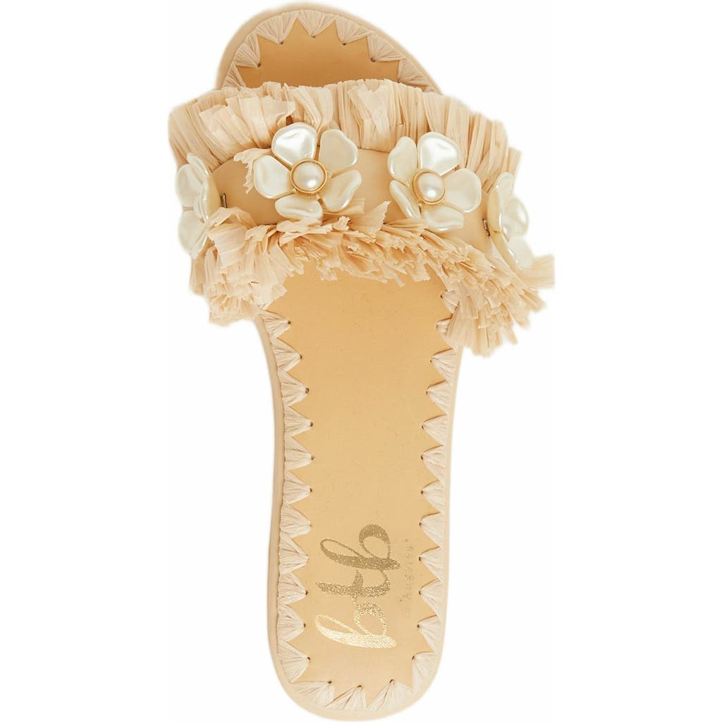 BTB Los Angeles BALI FLORAL SLIDE in Nude  product