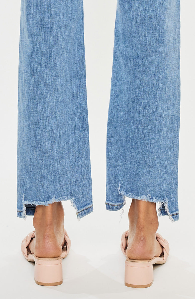 KanCan Breanne High Rise Straight Jeans, Alternate, color, Medium Wash