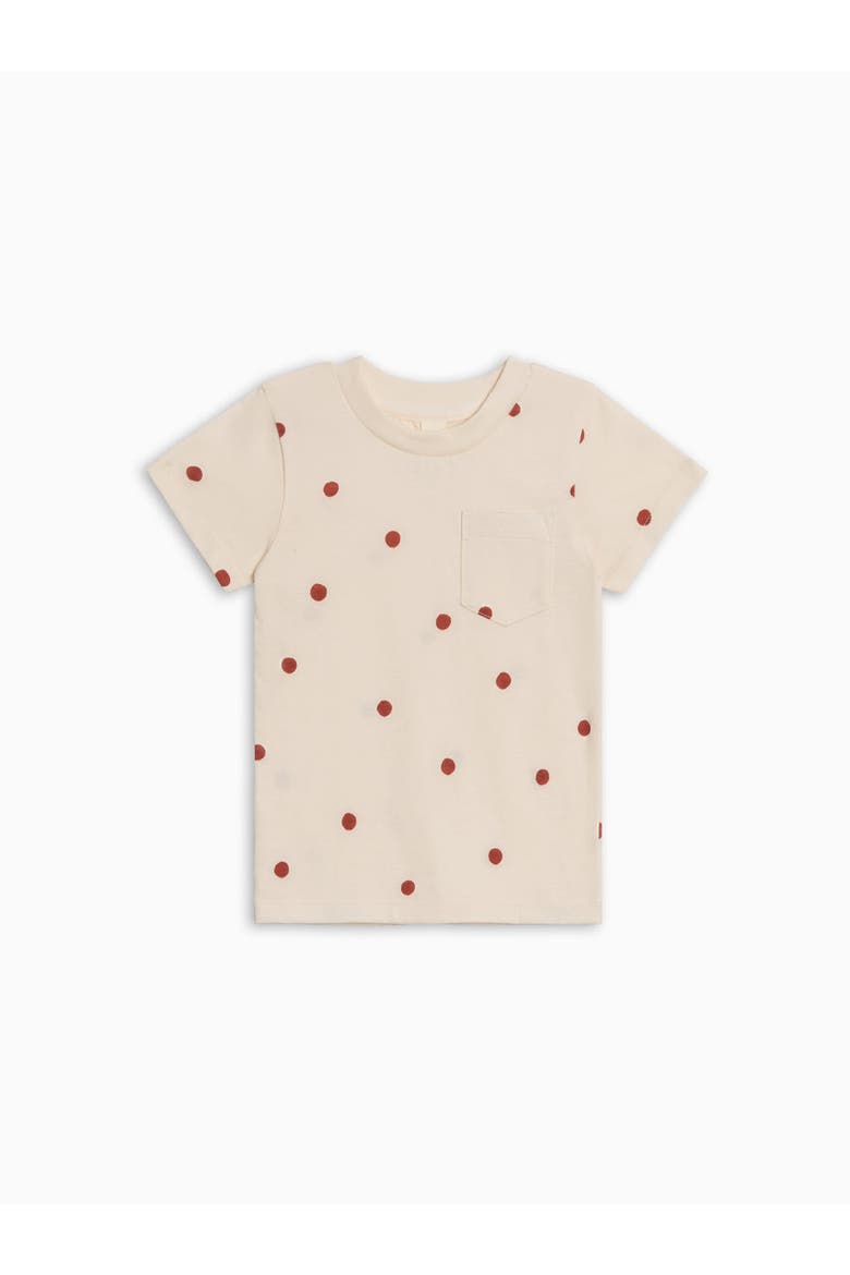 Organic Everest Short Sleeve Tee, Alternate, color, Barn Polka