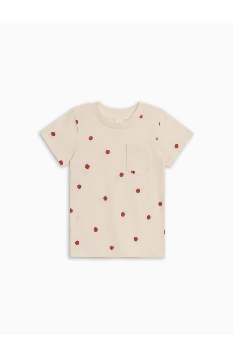 KENDI by Colored Organics Organic Everest Short Sleeve Tee, Alternate, color, Barn Polka