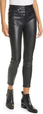 rag & bone Nina High Waist Skinny Leather Pants