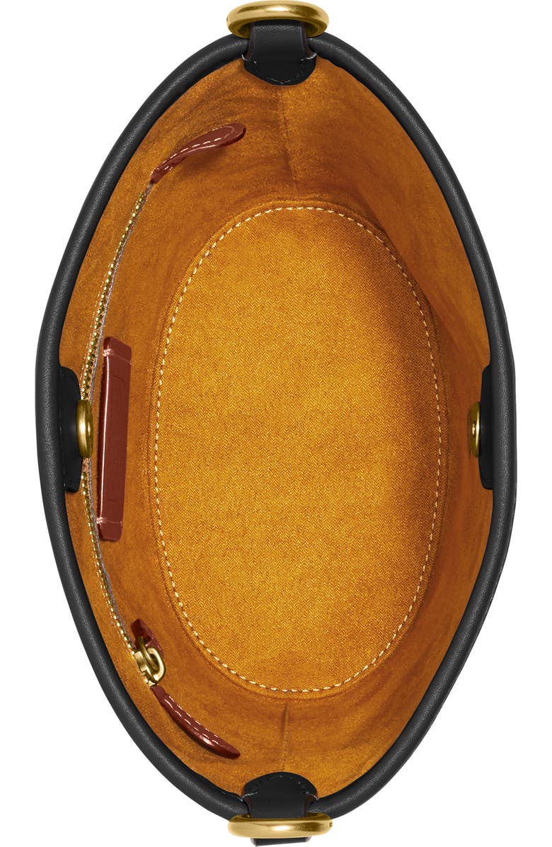 COACH Dakota Glovetanned Leather Bucket Bag, Alternate, color,