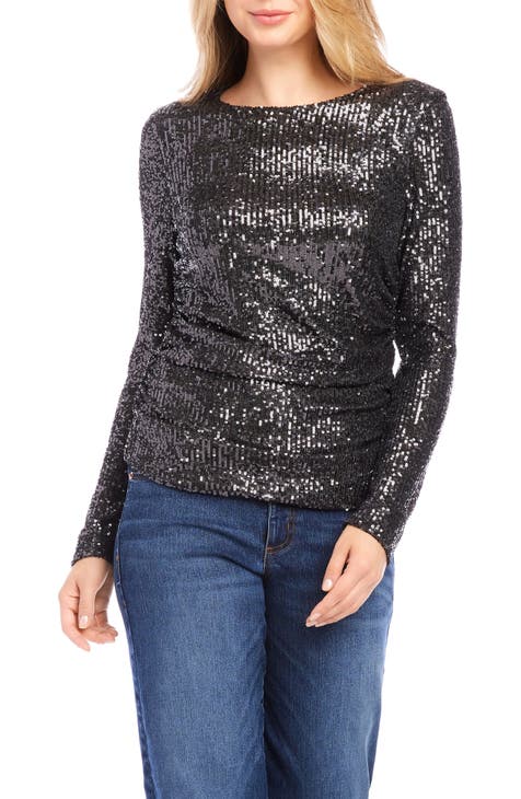 Nordstrom sequin tops best sale