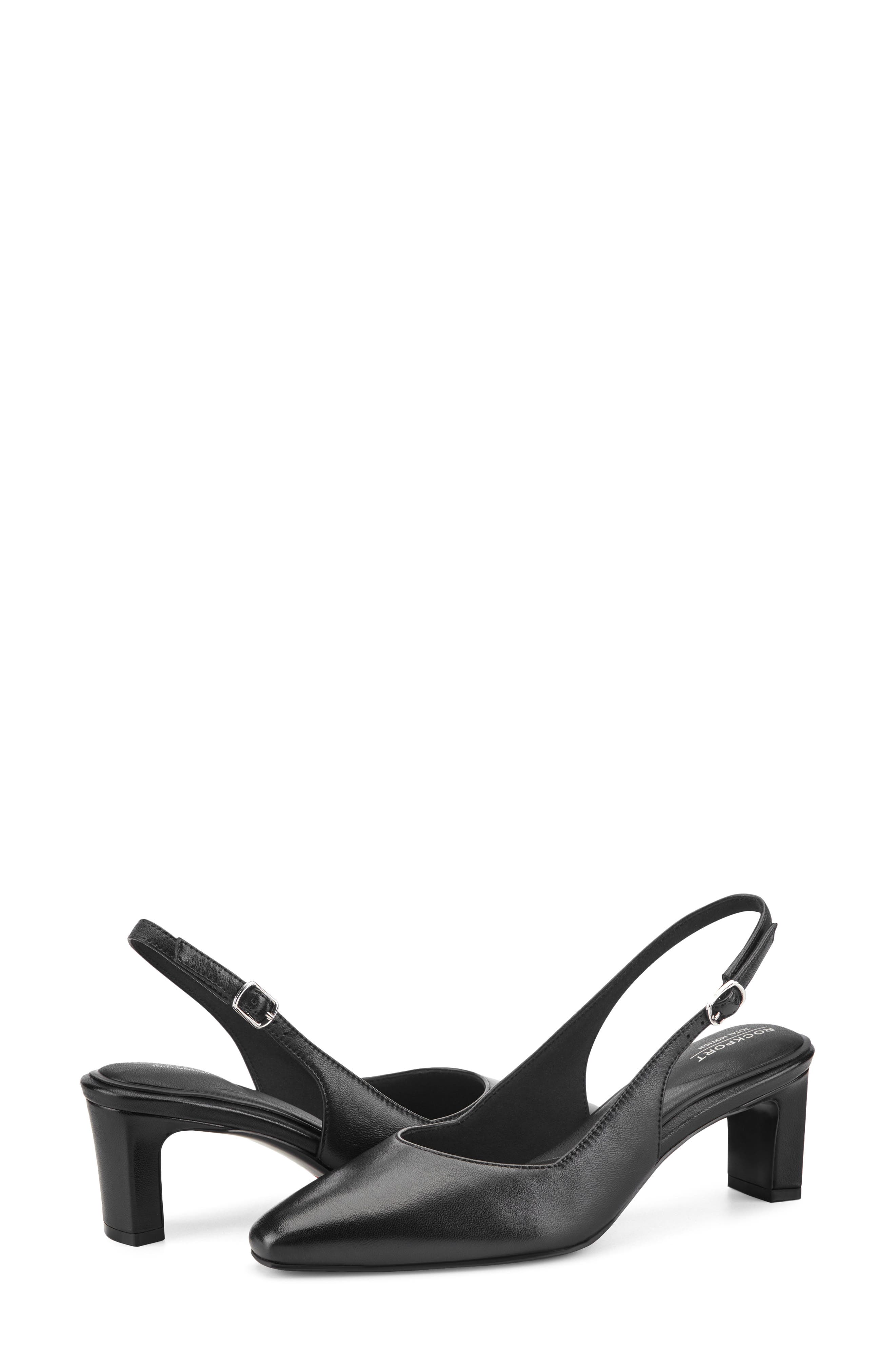 Rockport Mayla Total Motion Slingback Pump, Alternate, color, Black