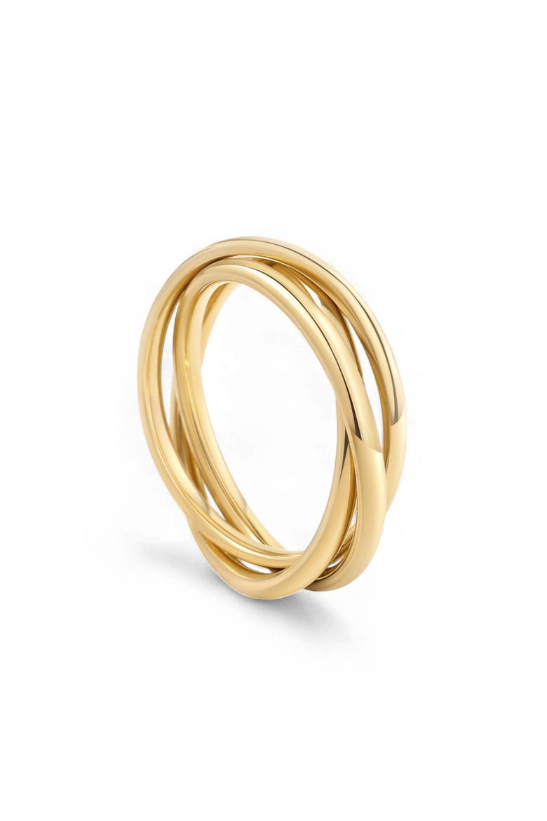 Dainty Interlocking Fidget Ring, Main, color, Gold-Tone