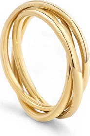 Mint & Lily Dainty Interlocking Fidget Ring
