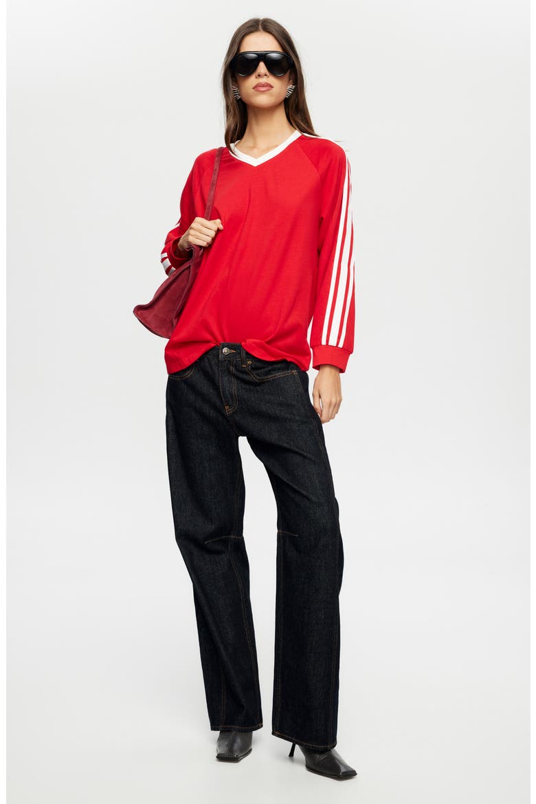 All Stars Long Sleeve T-Shirt, Alternate, color, ROUGE