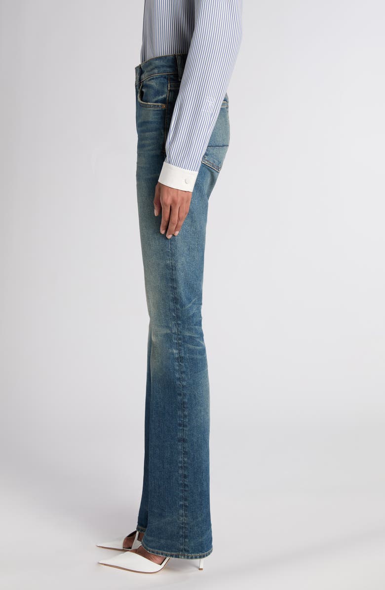 TOM FORD Stonewashed Bootcut Jeans, Alternate, color, Indigo