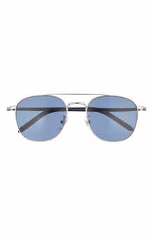 Montblanc 54mm Round Sunglasses