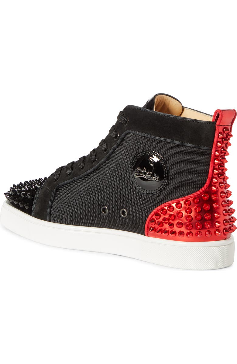Christian Louboutin AC Lou Spikes 2 High Top Sneaker, Alternate, color,