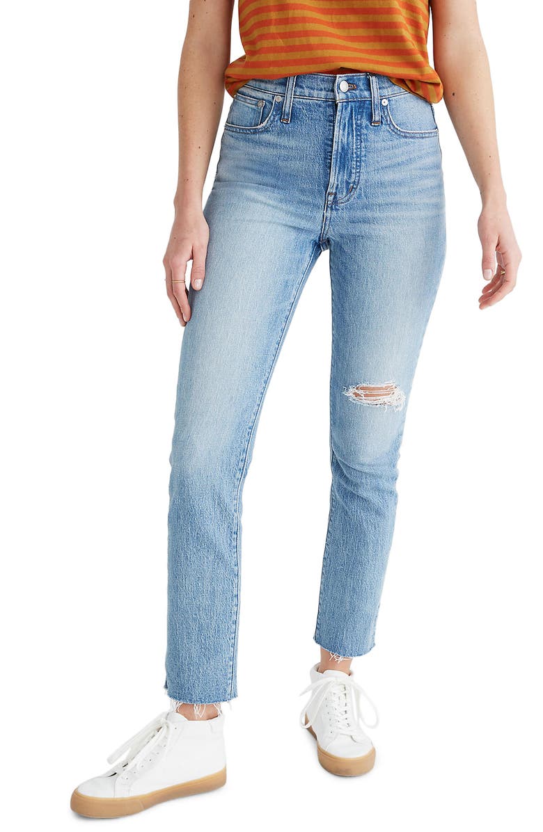 Madewell The Perfect Vintage Crop High Waist Jeans, Main, color,