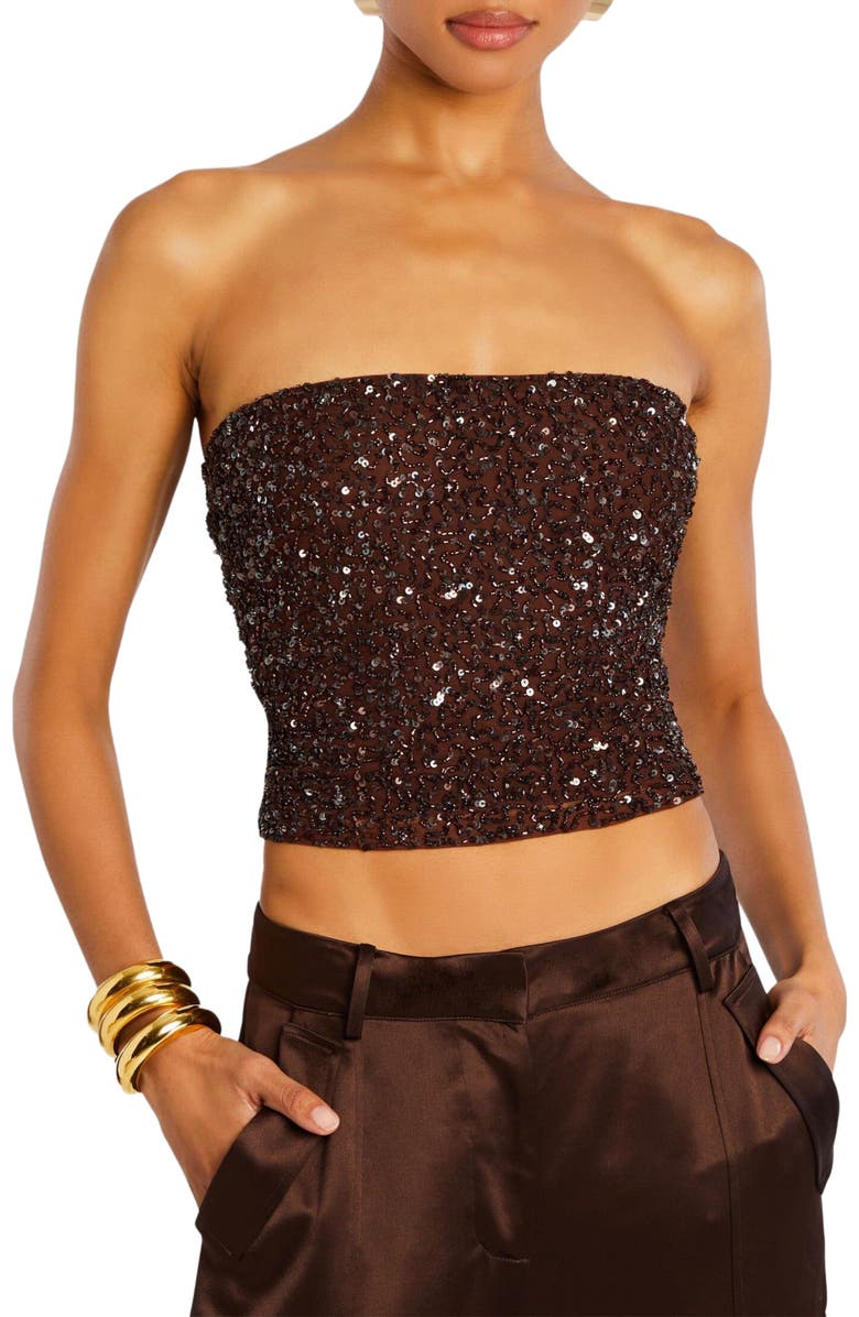 Retrofête Kala Sequin Top, Alternate, color, 