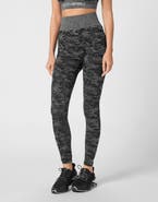PLEIN SPORT Seamless Sport Leggings Camouflage Women