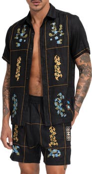 Agua Bendita Jack Linen Camp Shirt