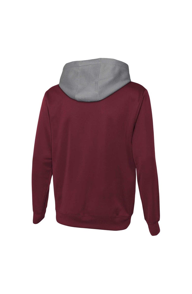 Outerstuff Men's Burgundy Washington Commanders Combine Authentic Field Play Full-Zip Hoodie Sweatshirt, Alternate, color, 
