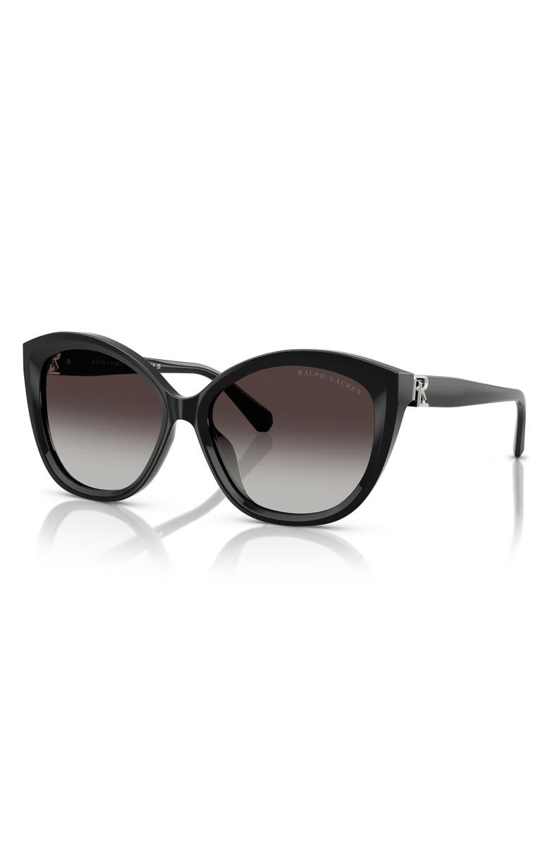 Ralph Lauren 57mm Gradient Butterfly Sunglasses, Alternate, color,