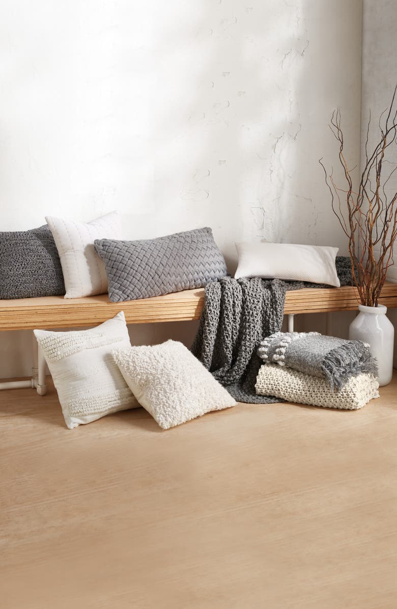 DKNY PURE Chunky Knit Throw Blanket, Alternate, color,