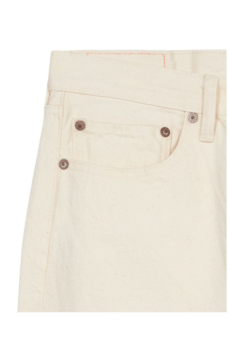 992 Johnny Japan Selvedge High-Waisted 5-Pocket Ecrù Denim, Alternate, color, OFF WHITE