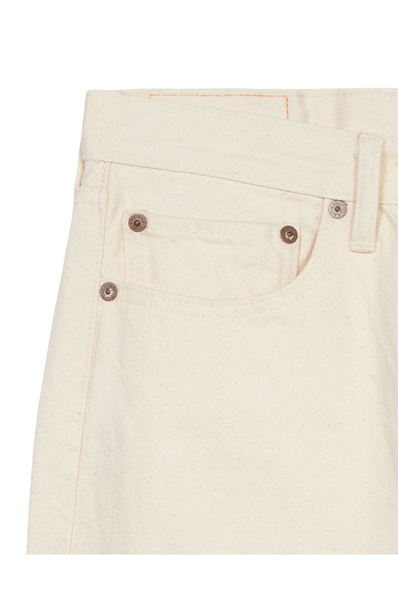 Fortela 992 Johnny Japan Selvedge High-Waisted 5-Pocket Ecrù Denim, Alternate, color, Off White