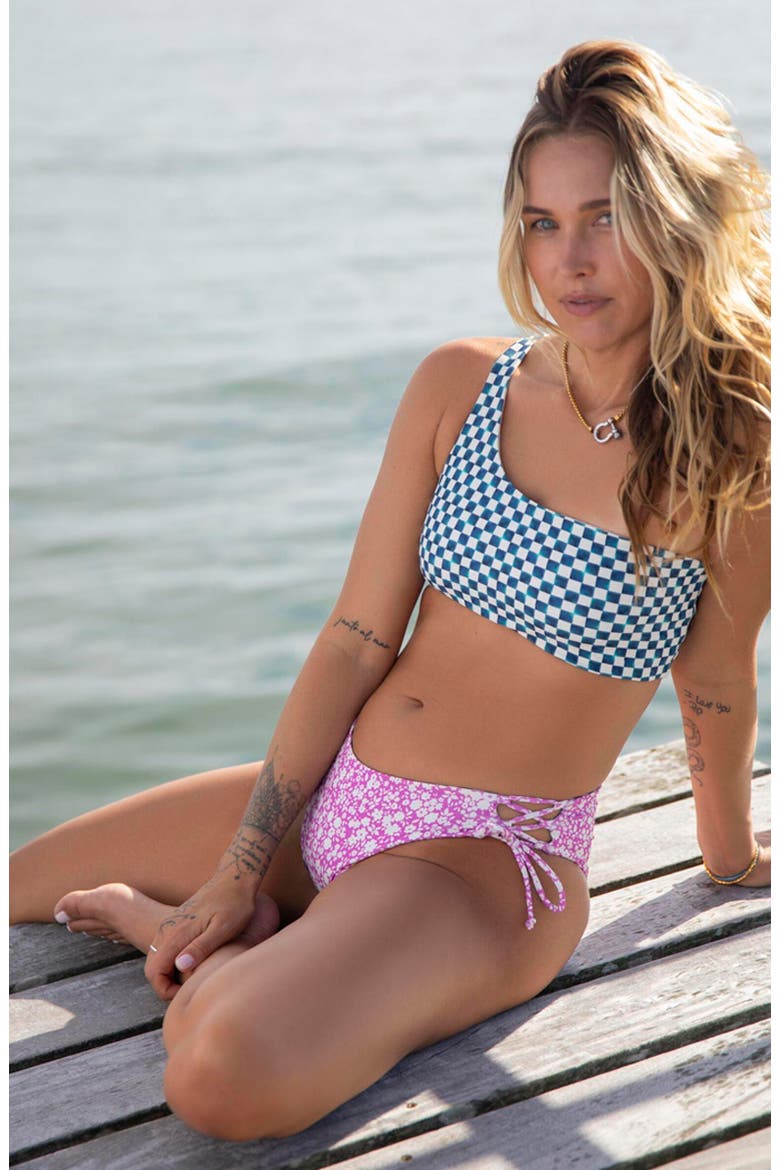 Ibiza Reversible Bottom, Alternate, color, Fleur/Surfside
