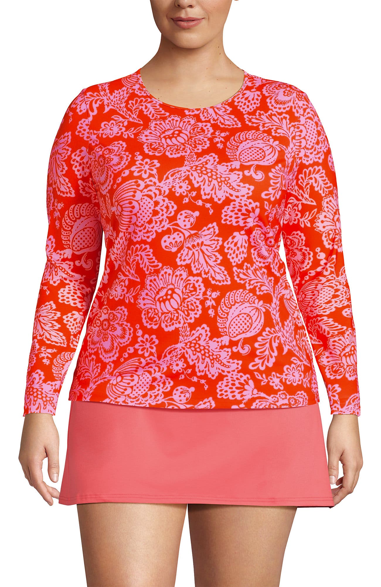 Radiant Orange Floral Medley