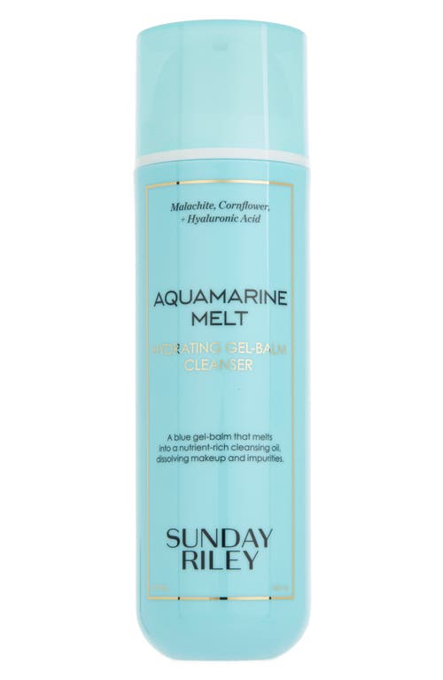 Sunday Riley Aquamarine Melt Hydrating Gel-balm Cleanser In No Color