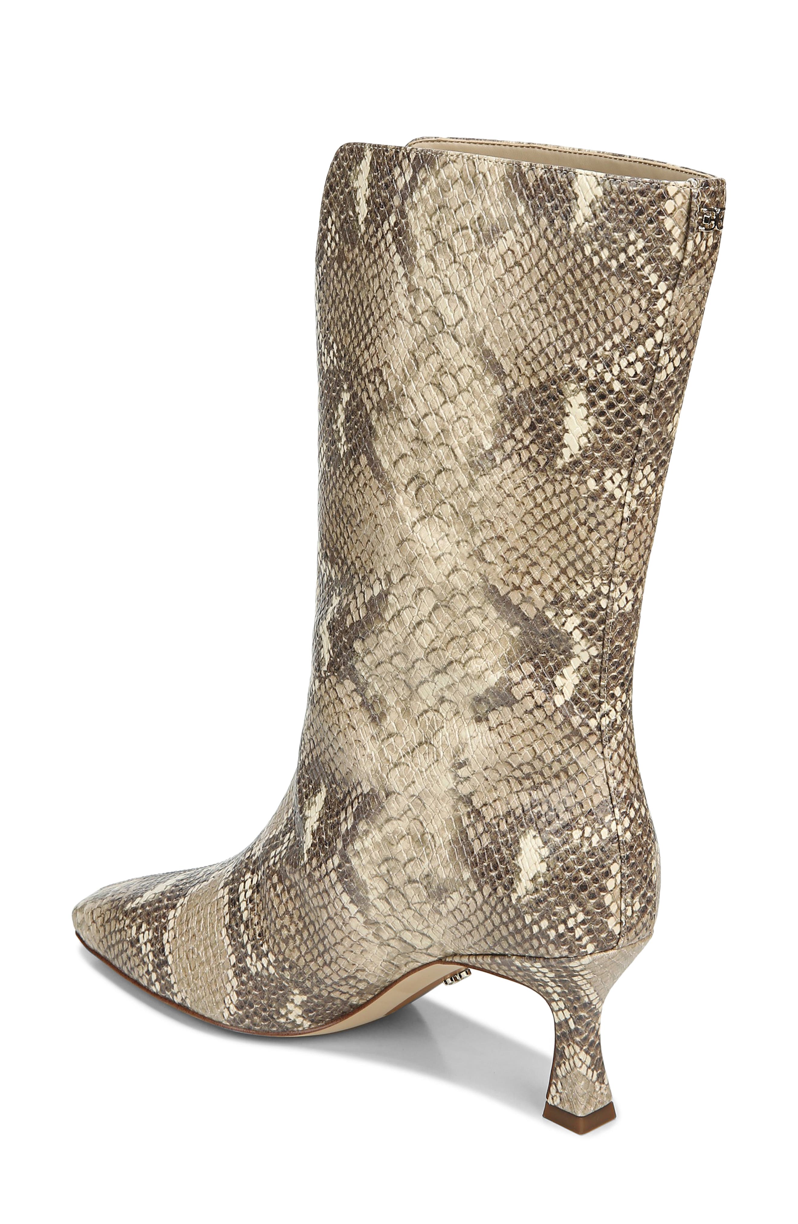 Lolita Square Toe Boot, Alternate, color, WHEAT MULTI