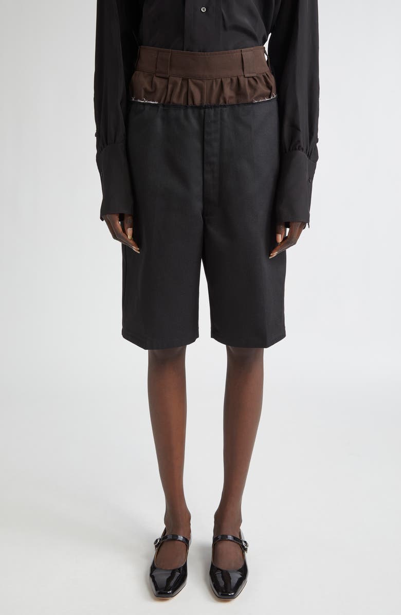 Maison Margiela Anonymity of the Lining Shorts, Main, color, Black