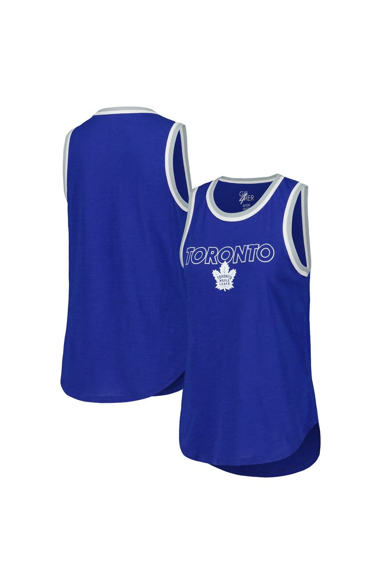 G-III 4HER BY CARL BANKS Women's G-III 4Her by Carl Banks Blue Toronto Maple Leafs Strategy Tank Top, Main, color, Blue
