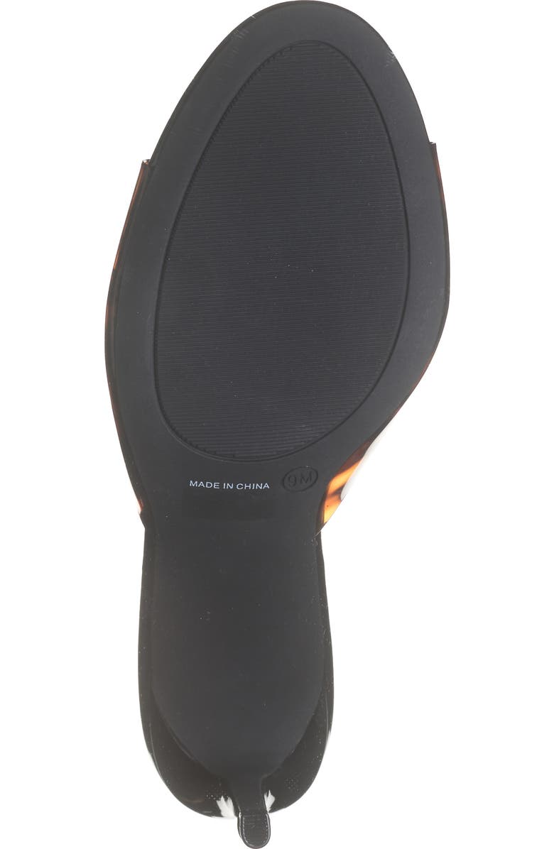 Abound Paz Spike Heel Sandal, Alternate, color, Black Tortoise