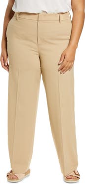 Vince Straight Leg Wool Blend Trousers