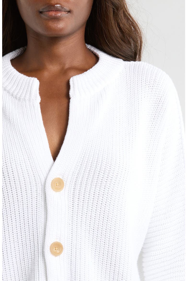Montecito Cotton Cardigan, Alternate, color, WHITE