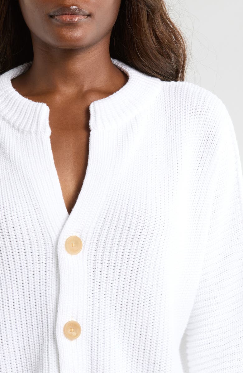 Frank & Eileen Montecito Cotton Cardigan, Alternate, color, White