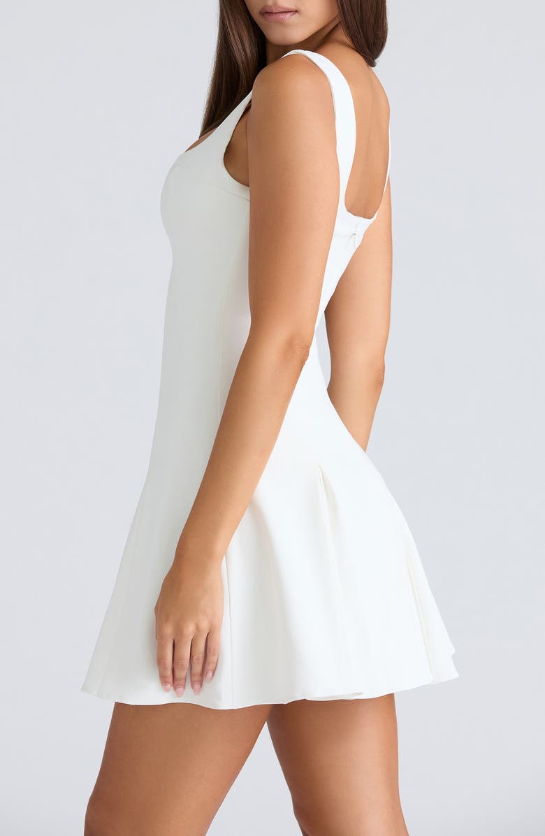 HOUSE OF CB Amelie Panelled Cocktail Minidress, Alternate, color, Vintage Ivory