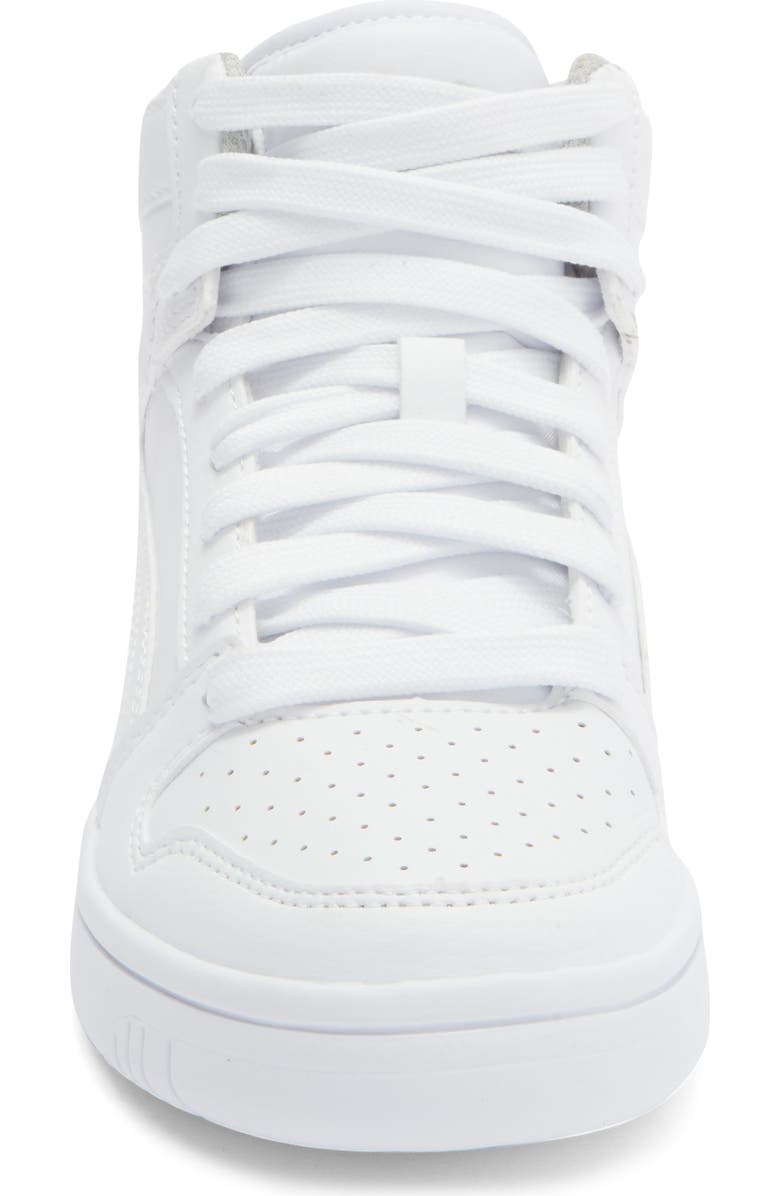 PUMA Kids' Rebound Layup Sneaker, Alternate, color, White