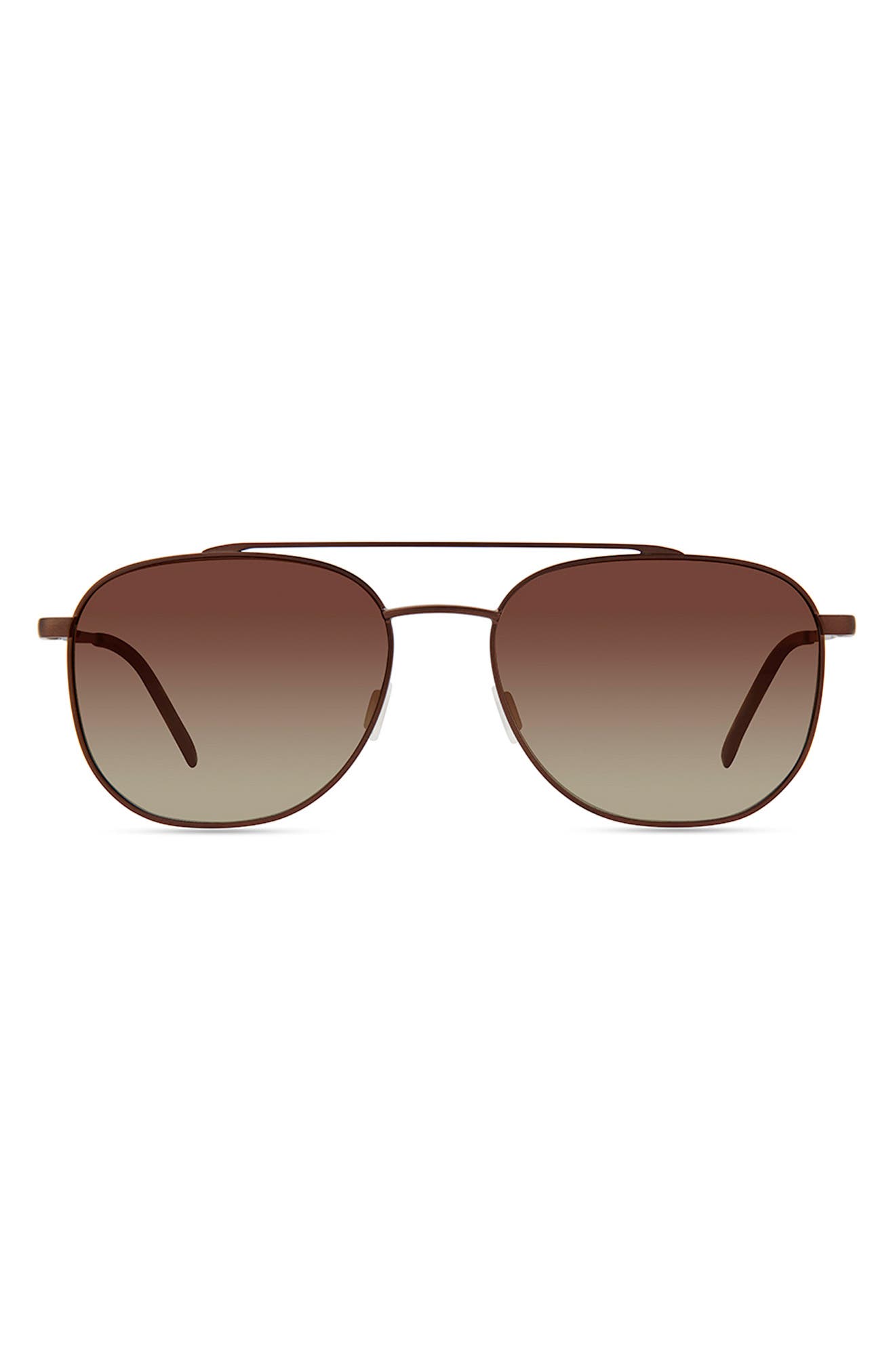 Eco Cebu 56mm Polarized Aviator Sunglasses