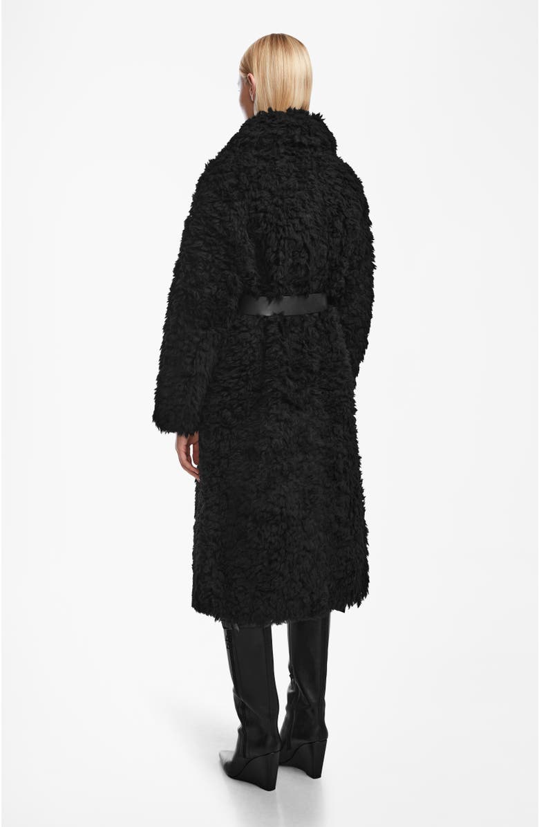 Rudsak KAMILAH WOMEN'S TEXTURED WOOL TEDDY TRENCH, Alternate, color,