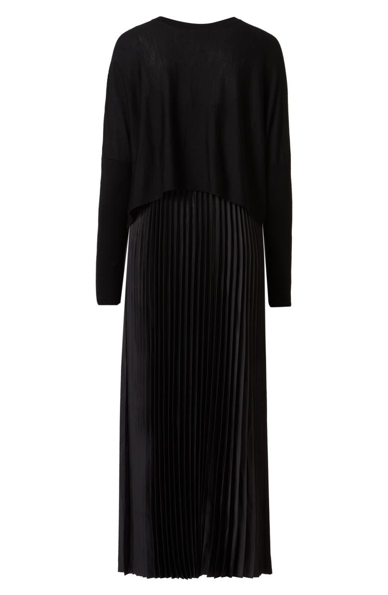 AllSaints Lori Pleated Slipdress & Sweater, Alternate, color,