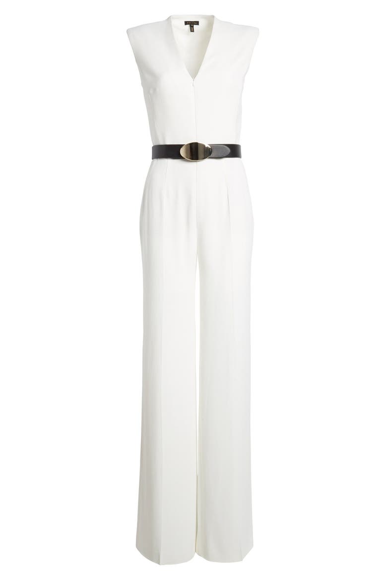 Sleeveless Wide Leg Jumpsuit, Alternate, color, FROST