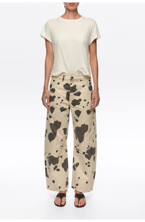 Barrel 5-Pocket Denim Trousers