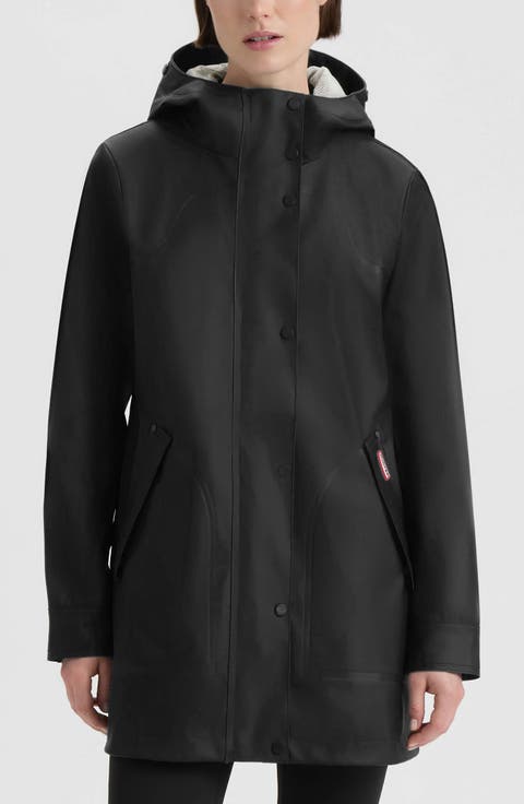 Acacia Rubberized Water-Repellent Rain Jacket