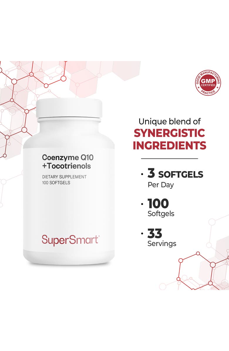 SuperSmart Coenzyme Q10 + Tocotrienols, Alternate, color, NO COLOR