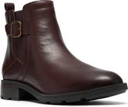 Clarks® Adalynn West Leather Bootie