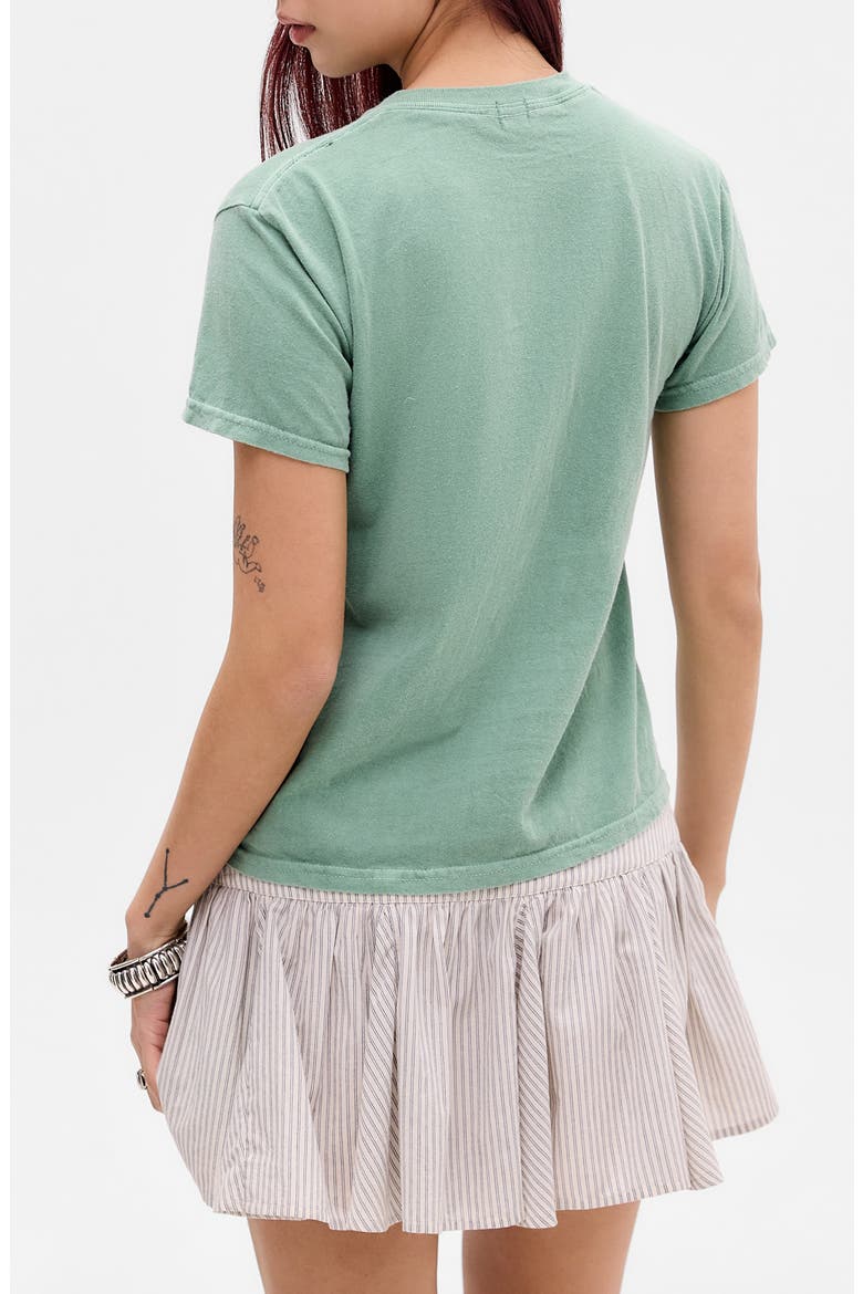 Cat Nap Relaxed Graphic T-Shirt, Alternate, color, GREEN