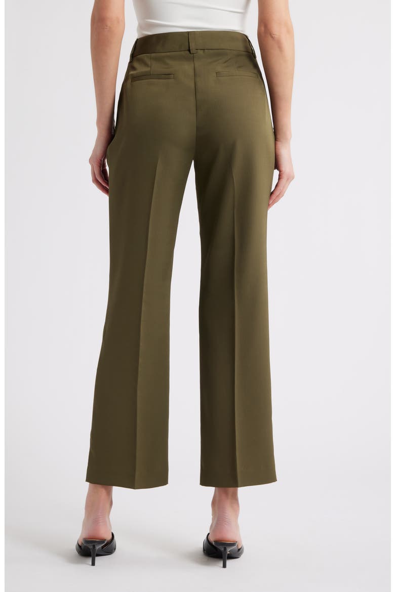 Brushed Woven Straight Leg Pants, Alternate, color, OLIVE