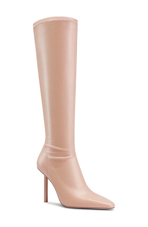 Femme La Whistler Pointed Toe Knee High Boot In Sand