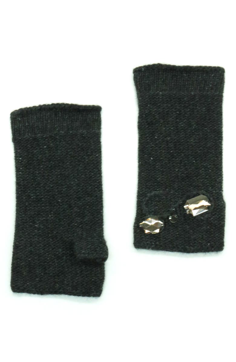 Portolano Cashmere Blend Arm Warmers, Main, color, Charcoal