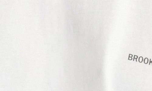 Brooklyn Industries Logo Cotton Graphic T-shirt In White