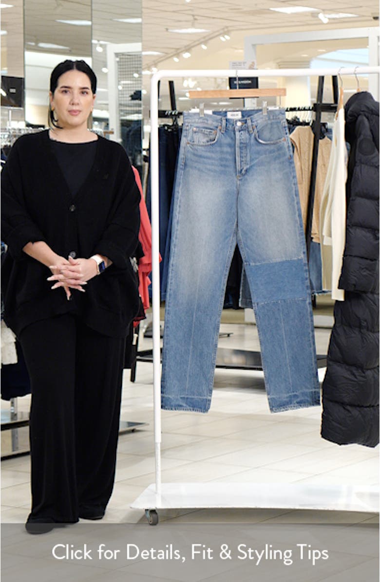 '90s Mid Rise Relaxed Straight Leg Jeans, sales video thumbnail