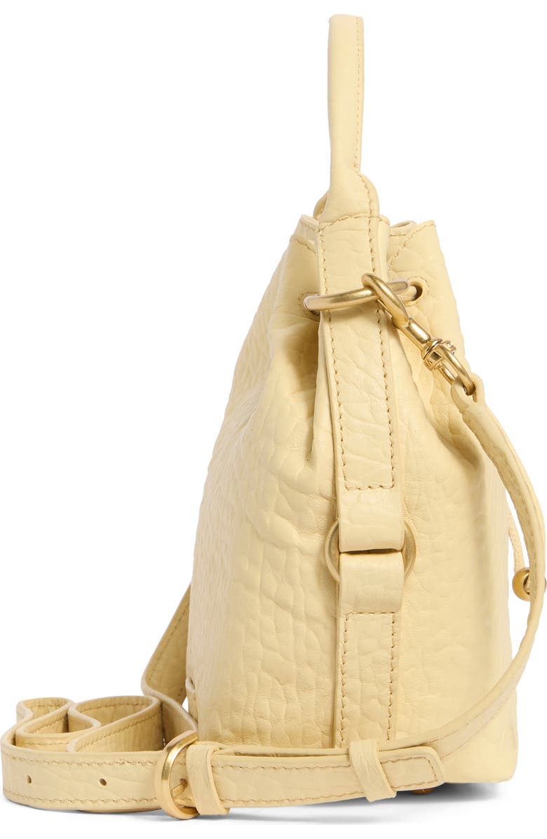 Vince Camuto Pippa Leather Bucket Bag, Alternate, color, Butter